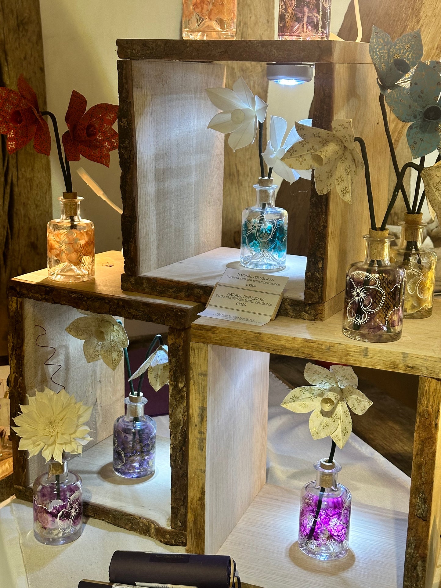 recycled flower diffusers