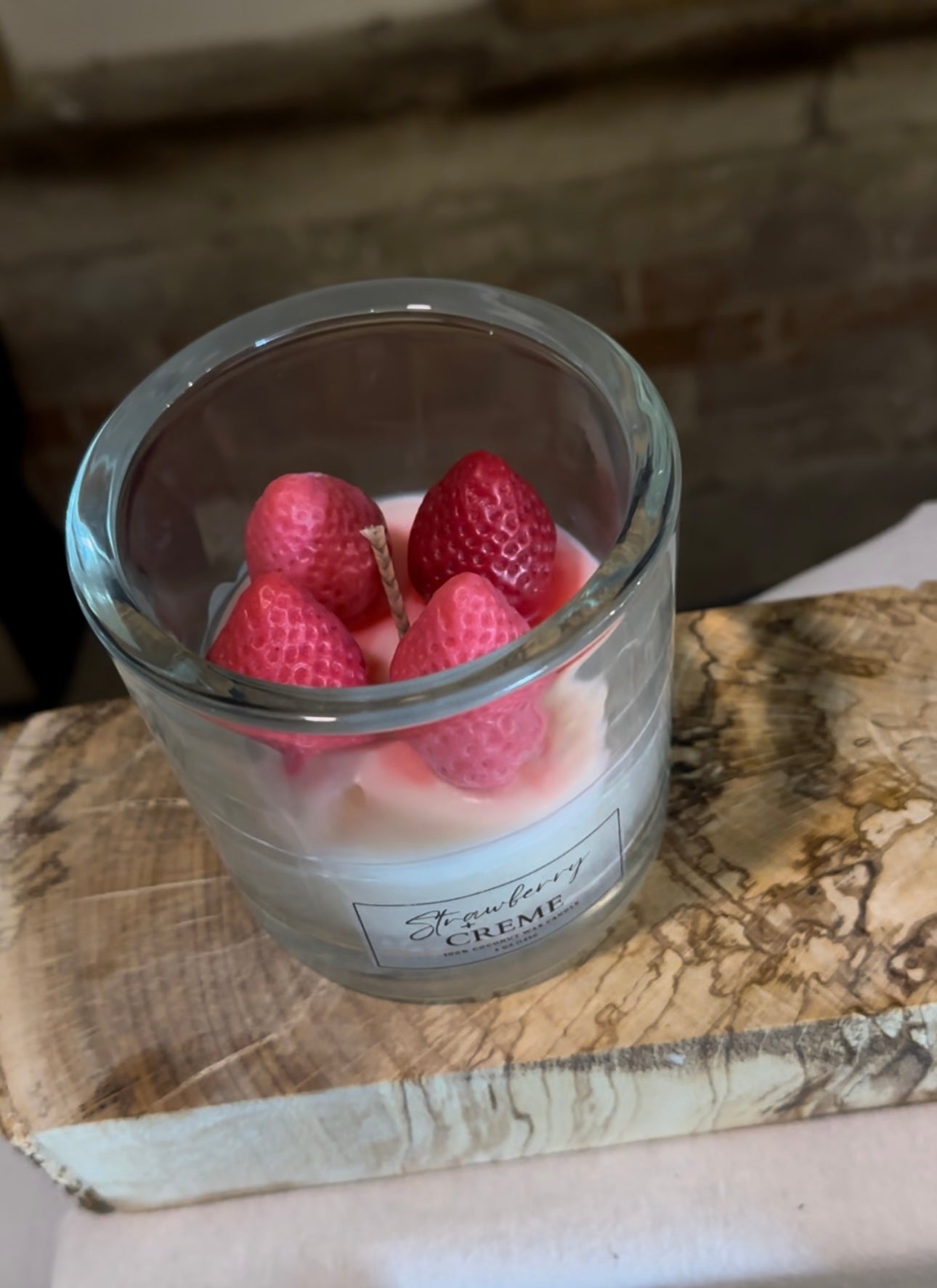 strawberries and creme candle 2