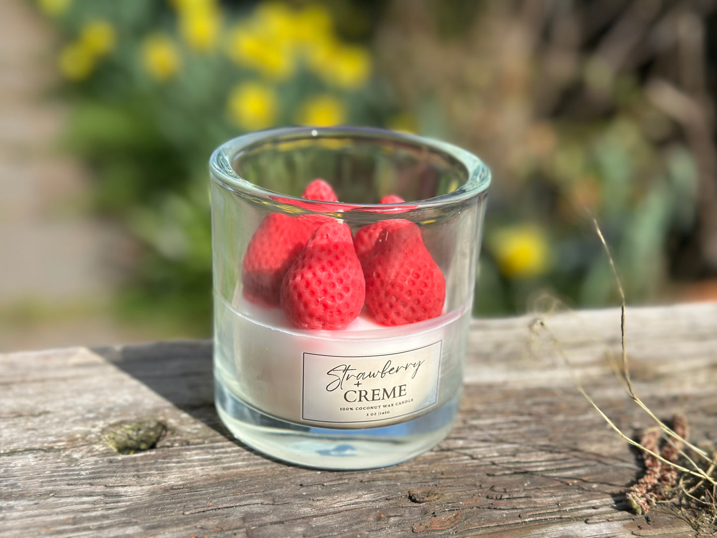 strawberry and creme candle 1