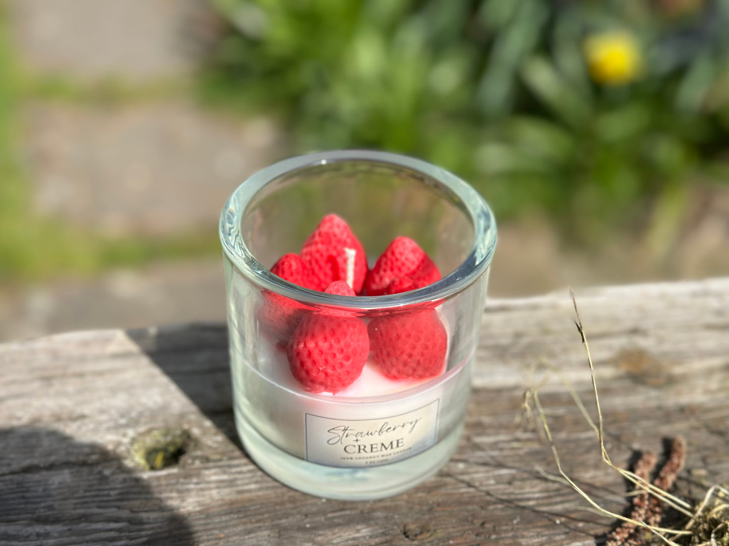 strawberry and creme candle 2