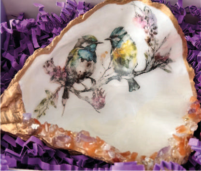 BABY BIRDS OYSTER SHELL SOAP DISH