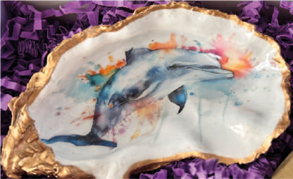 DOLPHIN OYSTER SHELL SOAP DISH