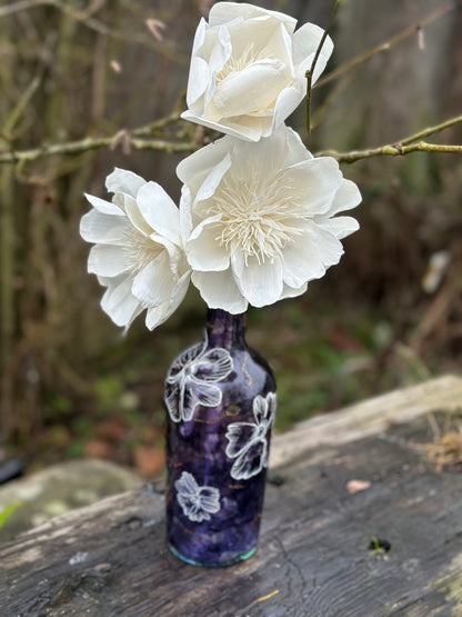 NATURAL WOOD DIFFUSER FLOWERS - JAPANESE POPPY