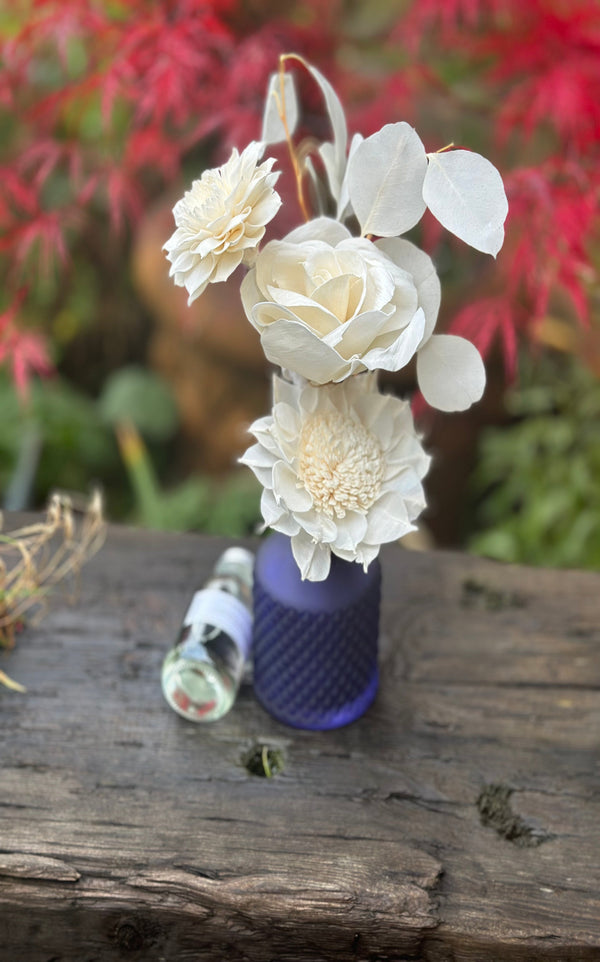 NATURAL WOOD ROOM DIFFUSERS - MULTIFLOWERS | My Cottage Cosmetics