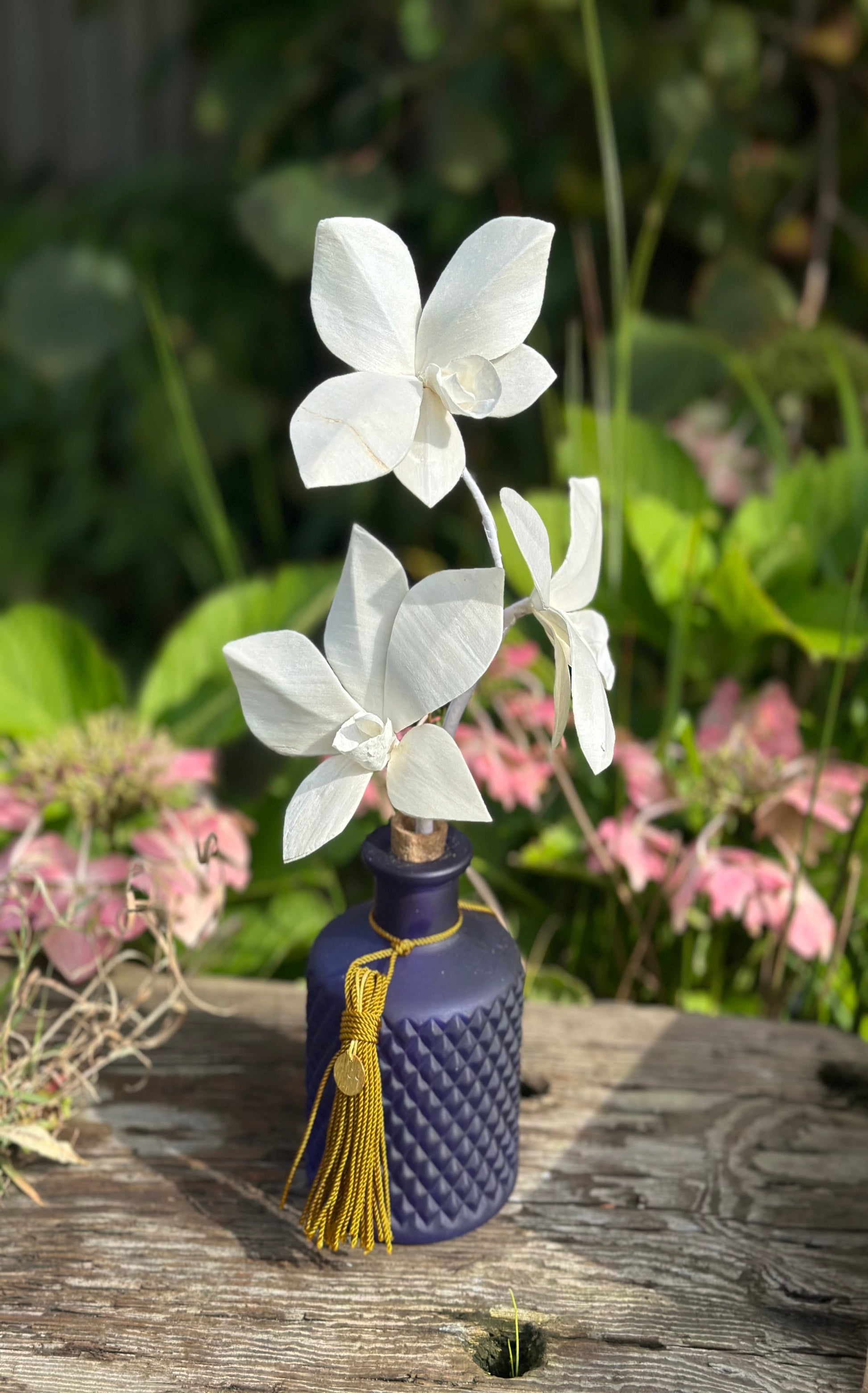 NATURAL WOOD ROOM DIFFUSERS - ORCHID | My Cottage Cosmetics