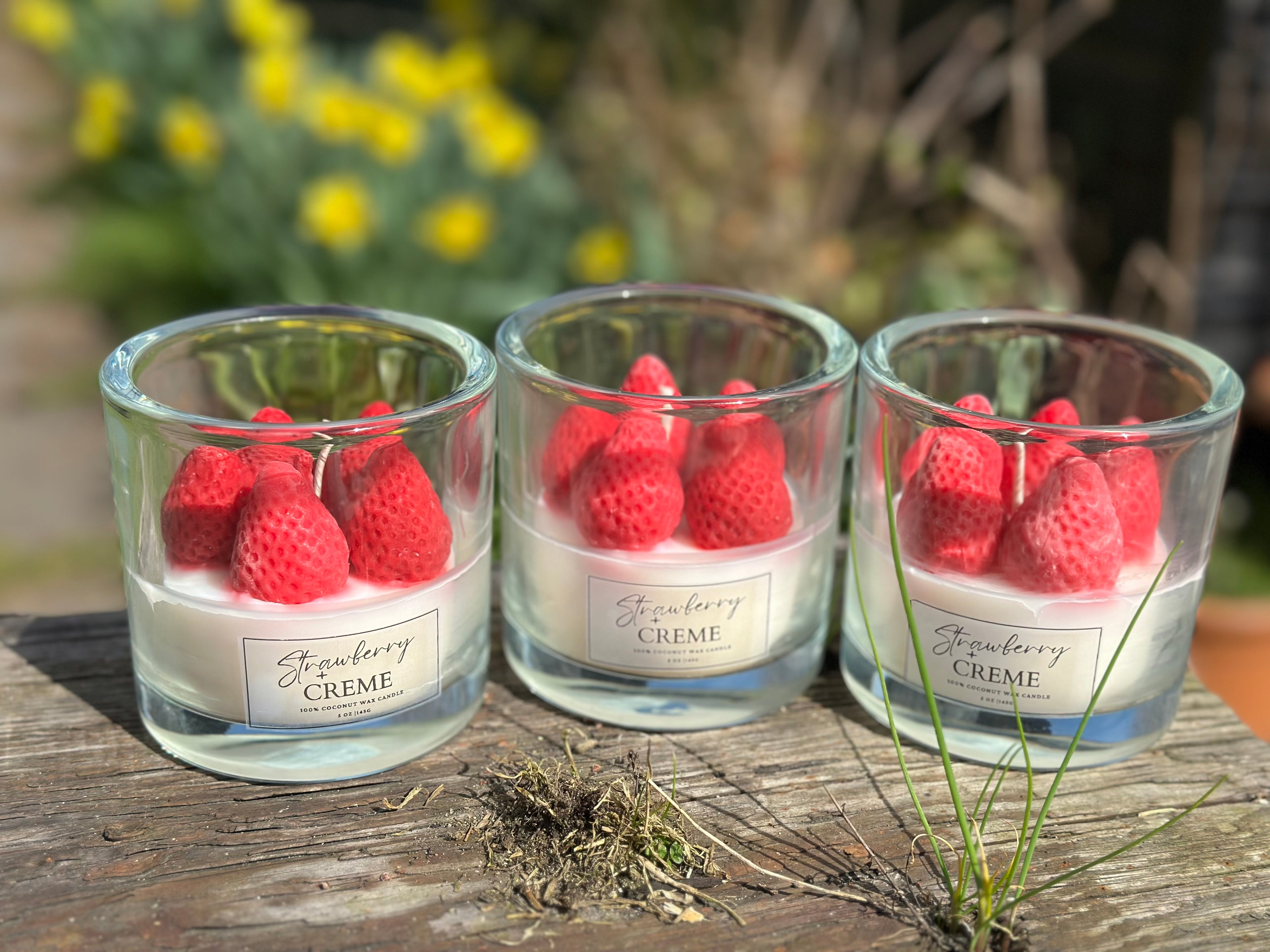 strawberry and creme candle 3