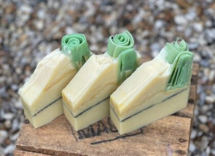Lemongrass scented natural soap